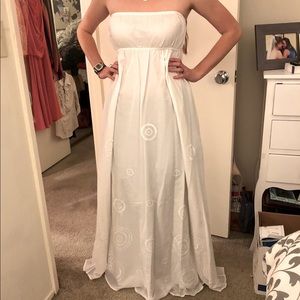 Strapless full length Dress